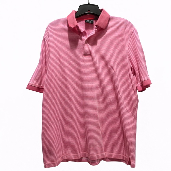 Izod Other - Jos. A. Bank Traveler’s Collection Red & White Stripe Polo Men’s Small S